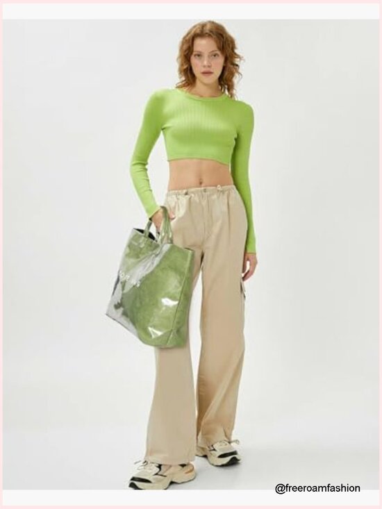 Gocvo Large PVC Tote Bag for Women, Fashion PVC Bag for  Large Waterproof PVC Tote Bag Hobo Handbag for Beach Travel Summer